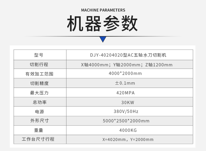 4020水刀切割機(jī)參數(shù) 4020水刀切割機(jī)參數(shù)